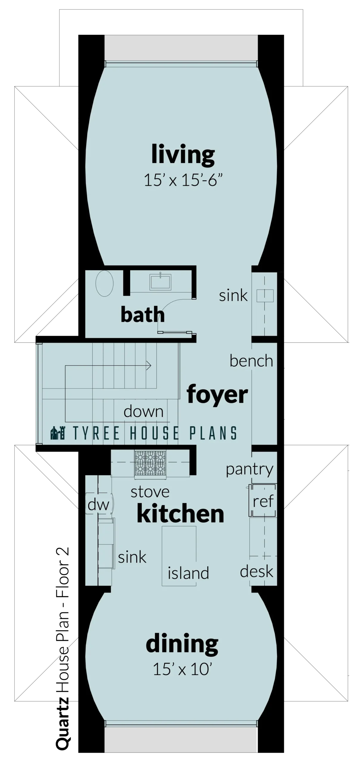 Floor 2 - Quartz by Tyree House Plans