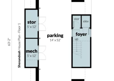 Floor1 - Shenandoah by Tyree House Plans