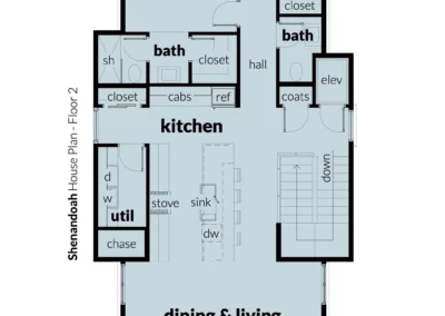 Floor2 - Shenandoah by Tyree House Plans