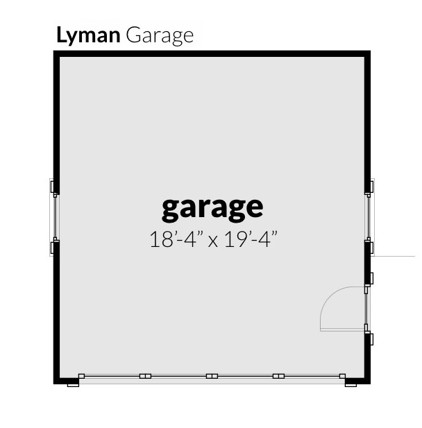 Garage plan. Lyman by Tyree House Plans.