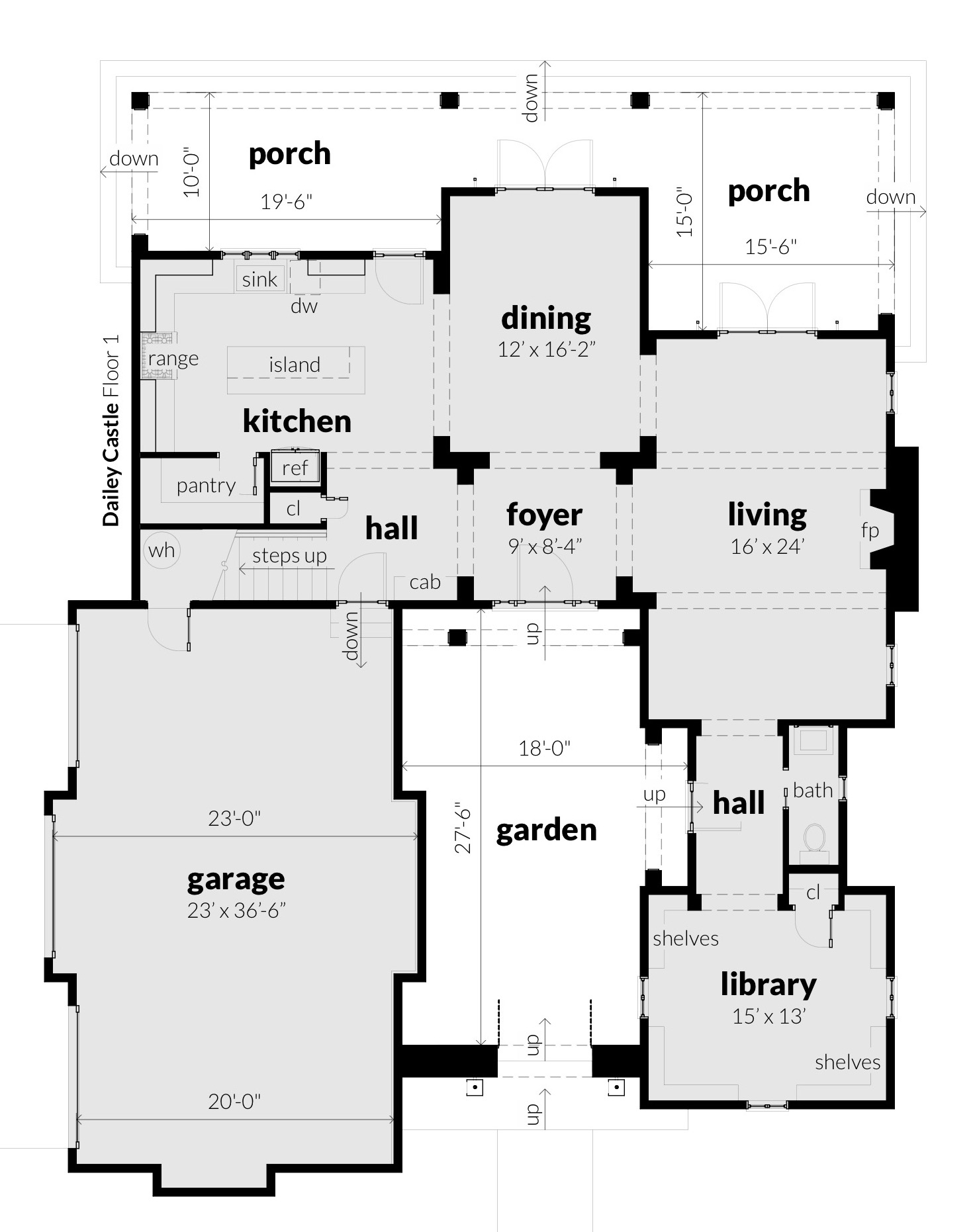 Compact Luxury Castle Home. Tyree House Plans.