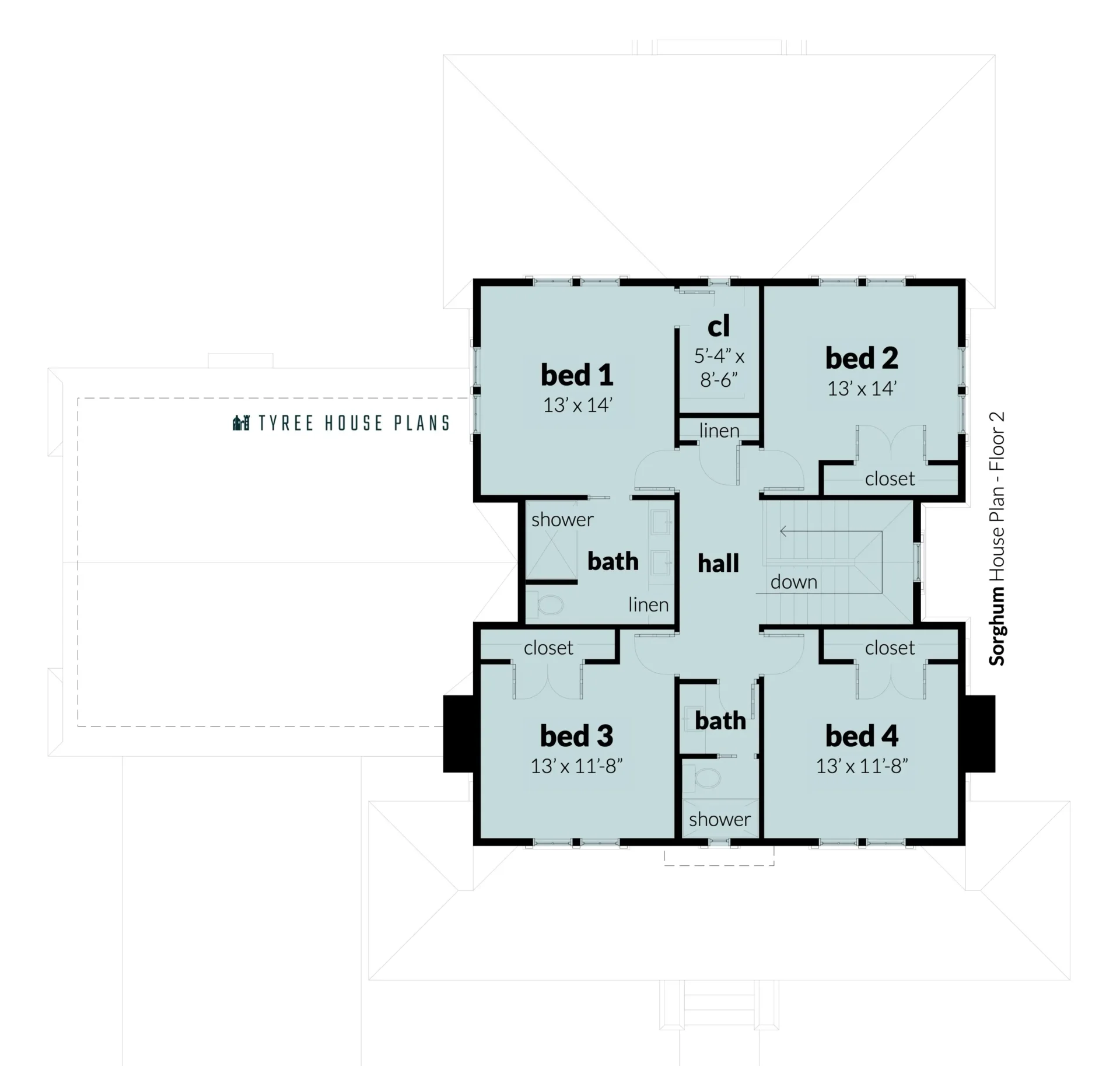 Floor 2 - Sorghum by Tyree House Plans