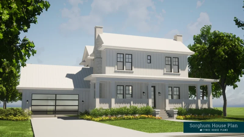 Front - Sorghum by Tyree House Plans