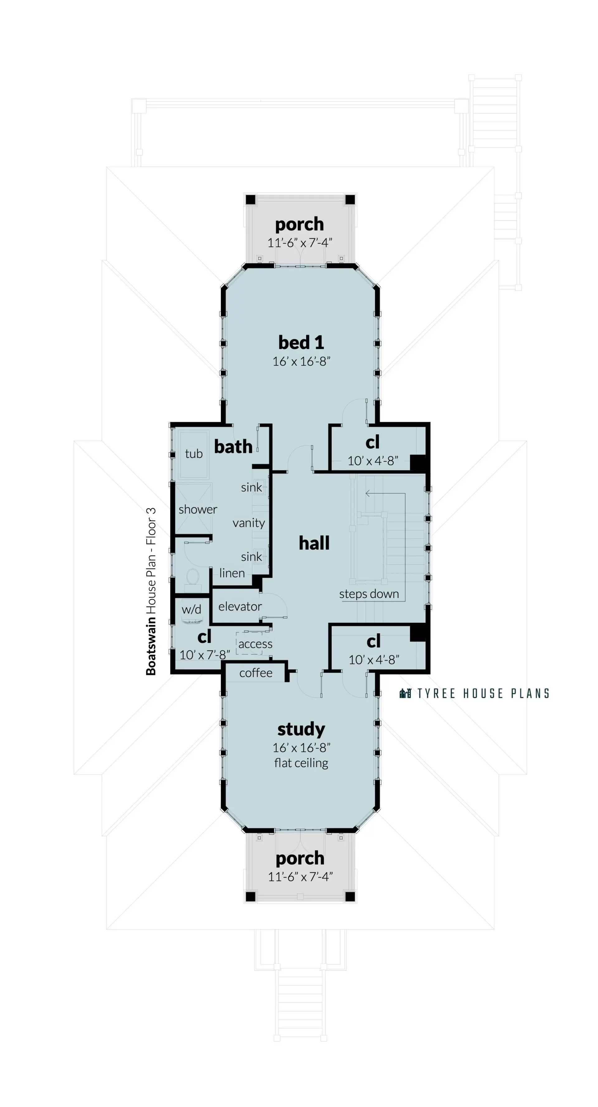 Floor 3 - Boatswain by Tyree House Plans