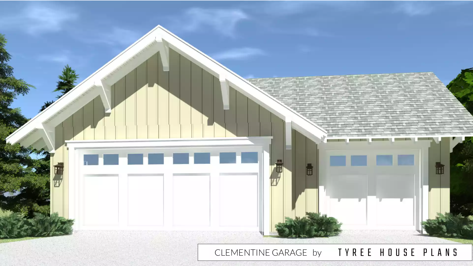 Clementine Garage by Tyree House Plans