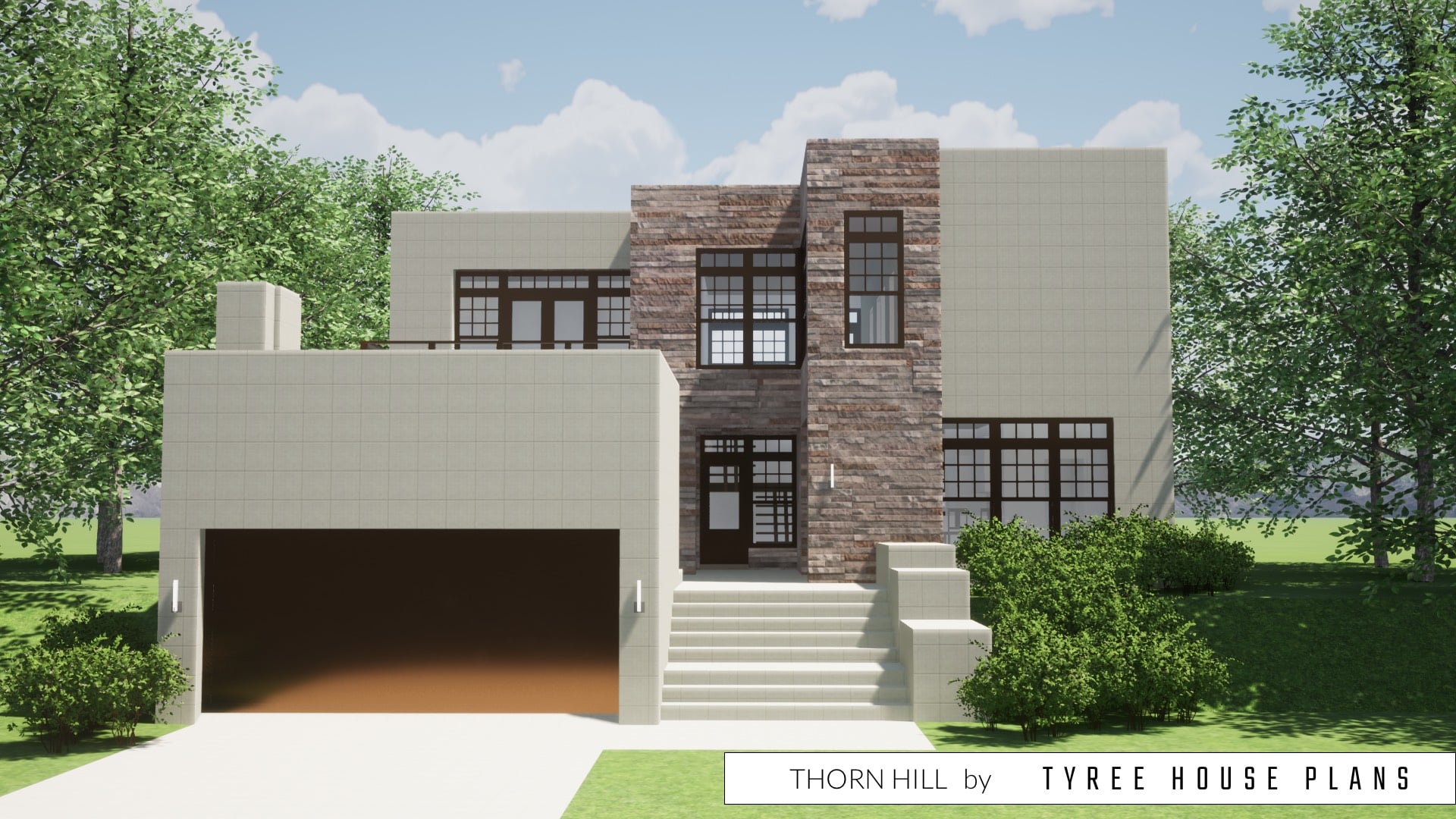 Left - Davis Castle by Tyree House Plans