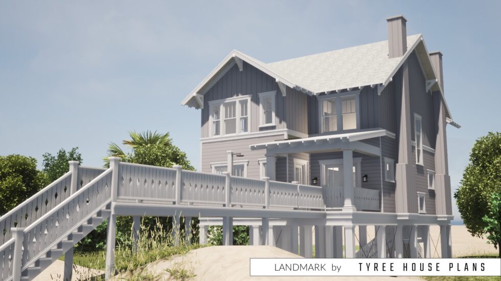 Elevated House Plans by Tyree House Plans