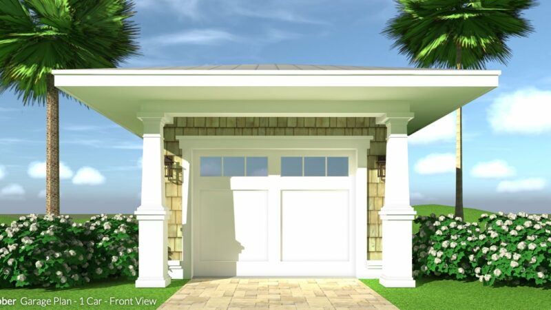 Landlubber Garage Plan - 1 Car