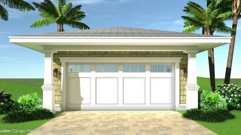 Landlubber Garage Plan - 2 Car