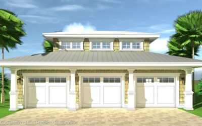 Landlubber Garage Plan – 3 Car – High Roof.