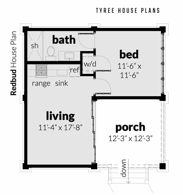 Redbud House Plan by Tyree House Plans