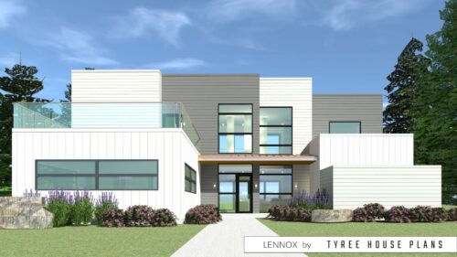 Front of the house. Lennox by Tyree House Plans