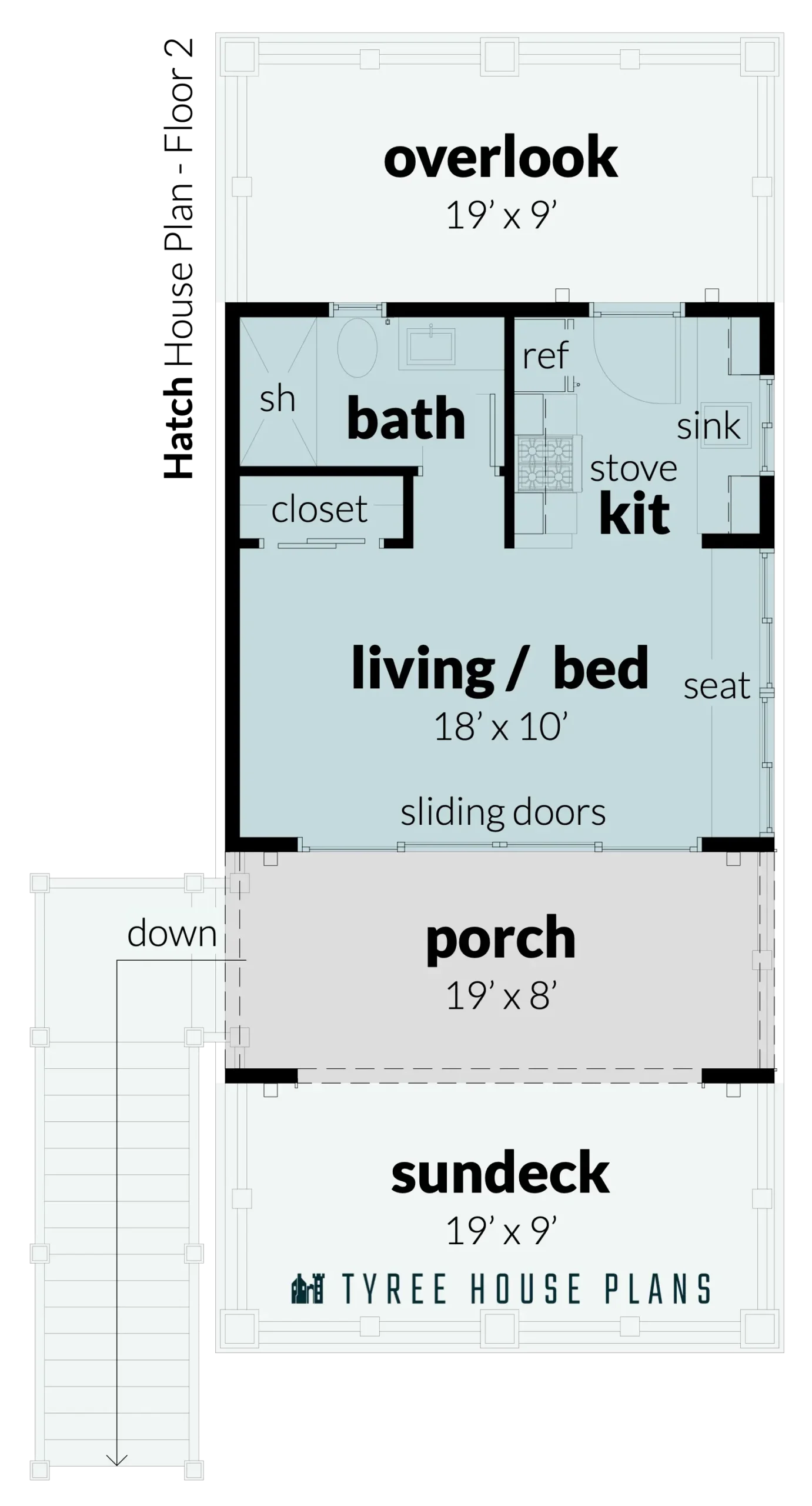 Floor 2 - Hatch by Tyree House Plans