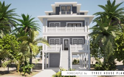 Forecastle. Five Bed With Overlook Beach House Plan.