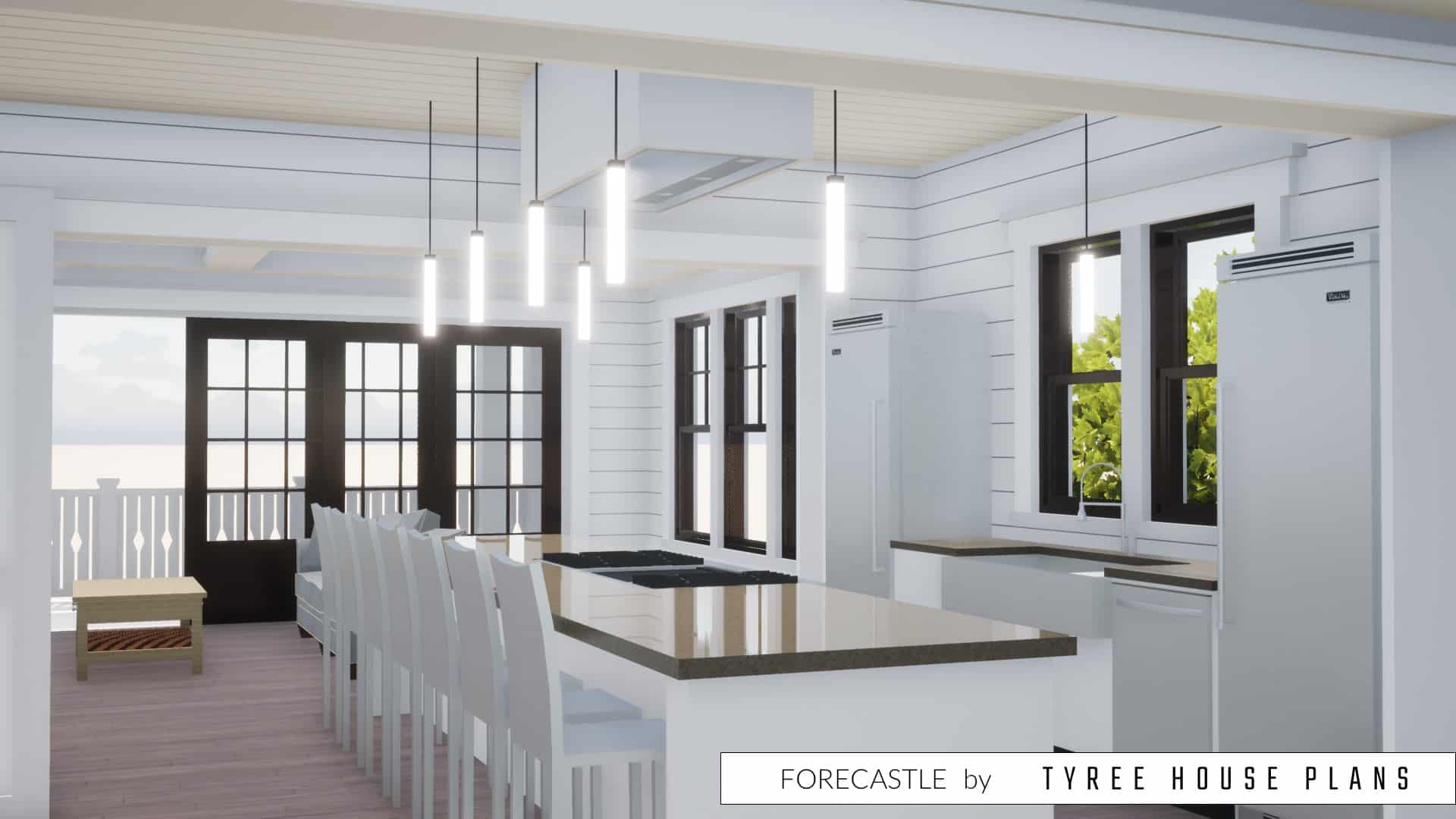 Forecastle House Plan by Tyree House Plans