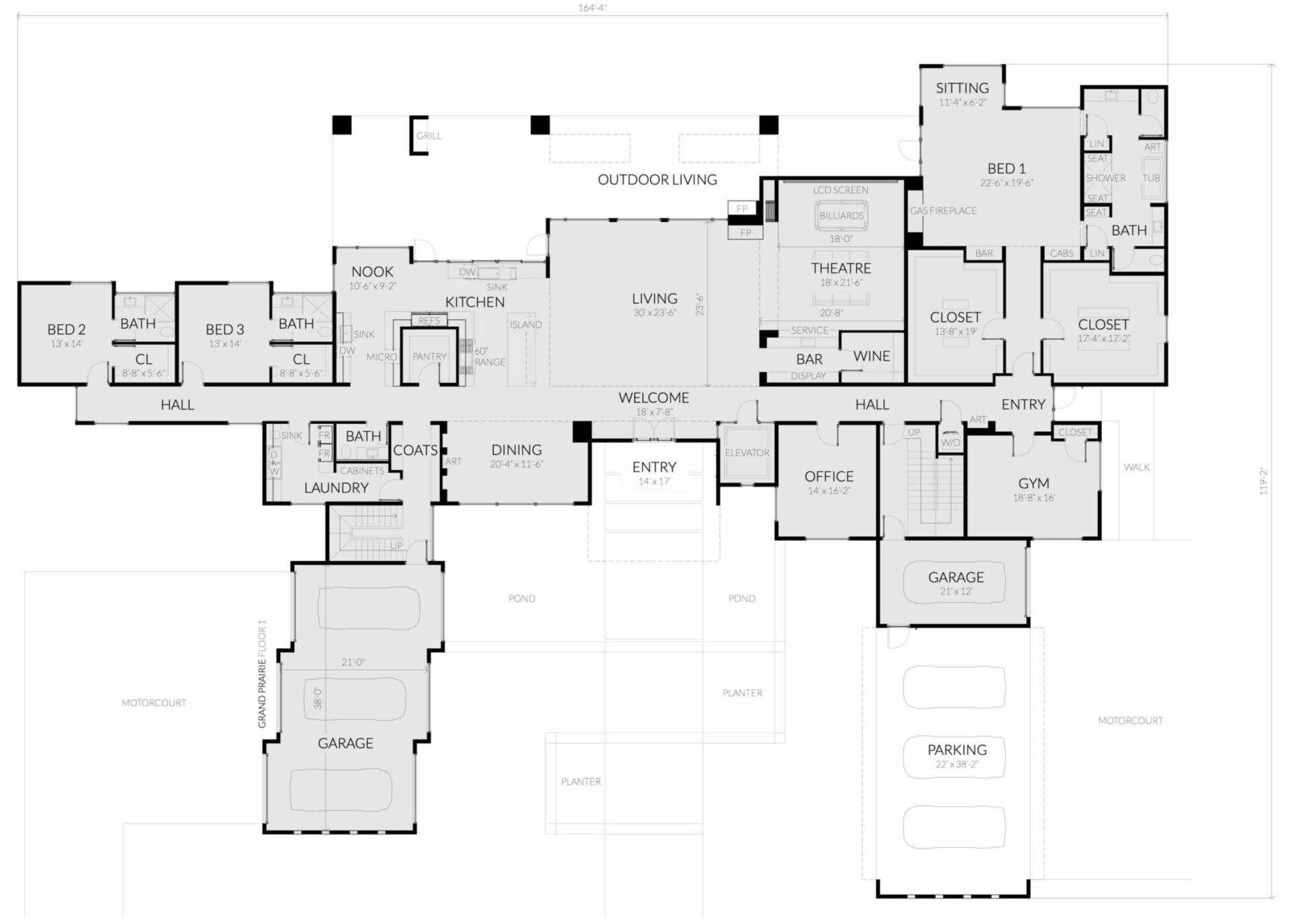 Grand Prairie House Plan by Tyree House Plans