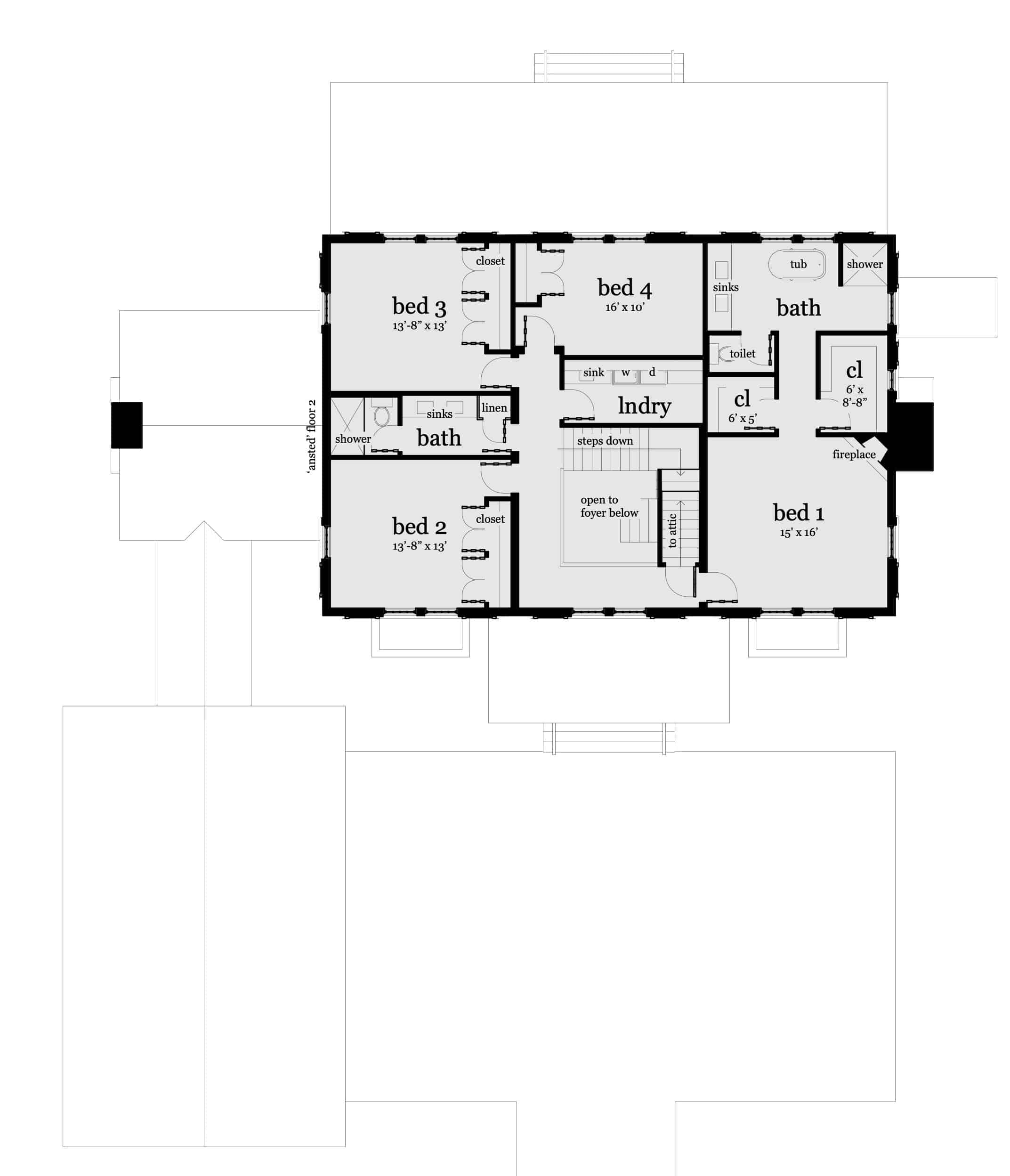 Big Traditional Stone House 3722 Square Feet Tyree House Plans