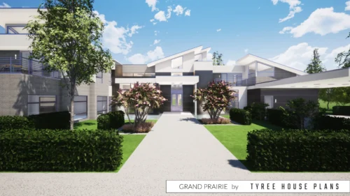 Front - Grand Prairie by Tyree House Plans