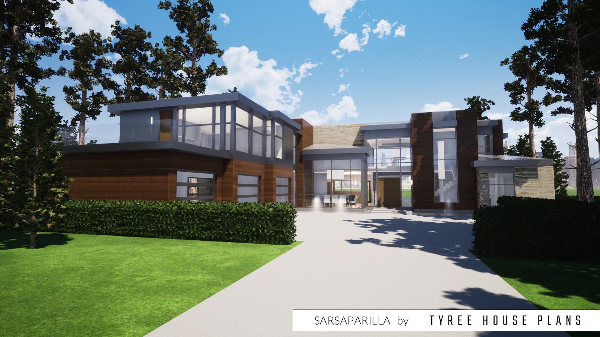 Front of house. Sarsaparilla by Tyree House Plans.