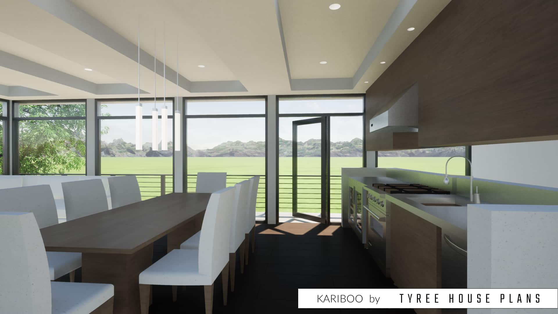 Kitchen. Kariboo by Tyree House Plans.