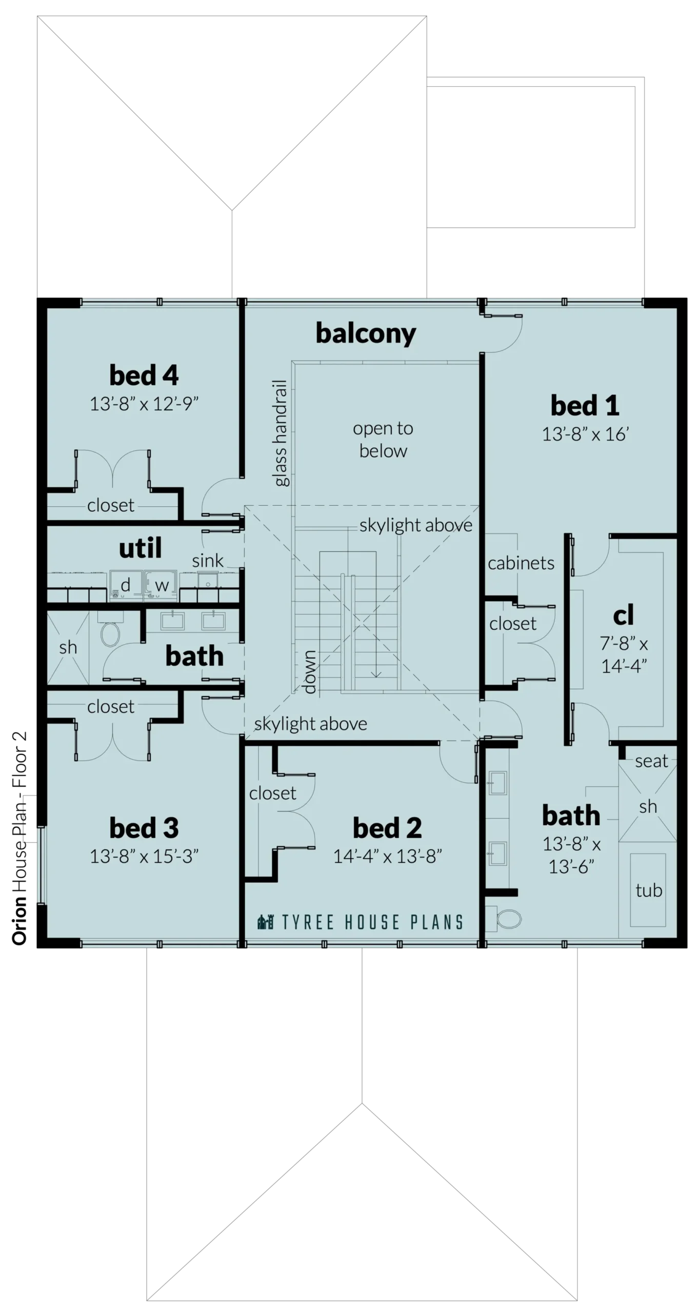 Floor 2 - Orion by Tyree House Plans