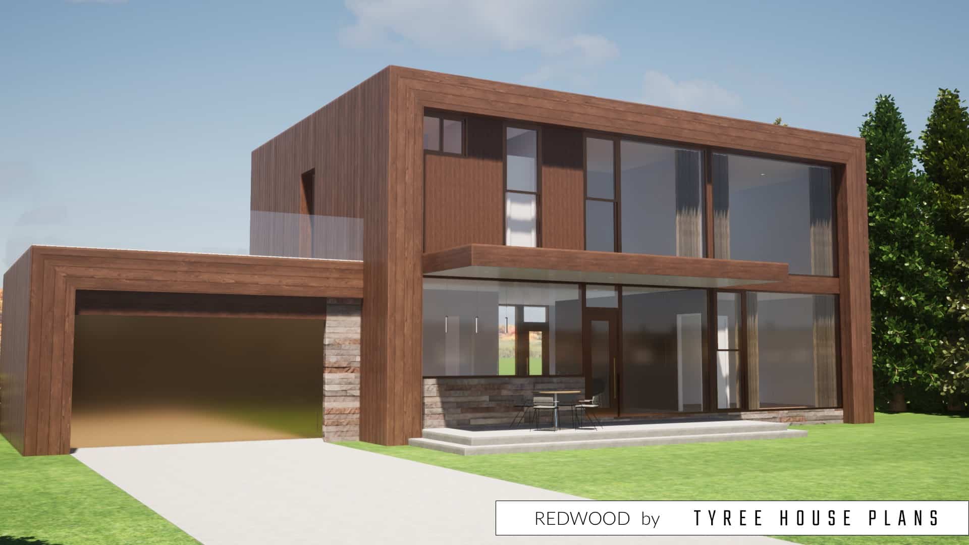 Redwood House Plan by Tyree House Plans