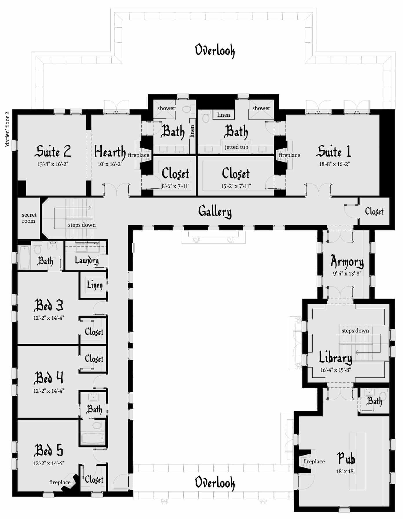 Modern Castle Floor Plans