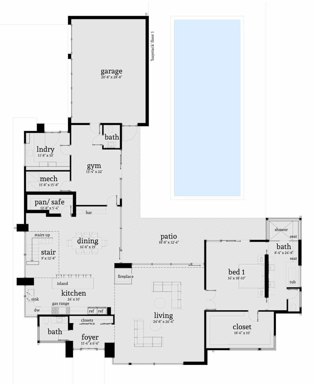 Haystack House Plan by Tyree House Plans
