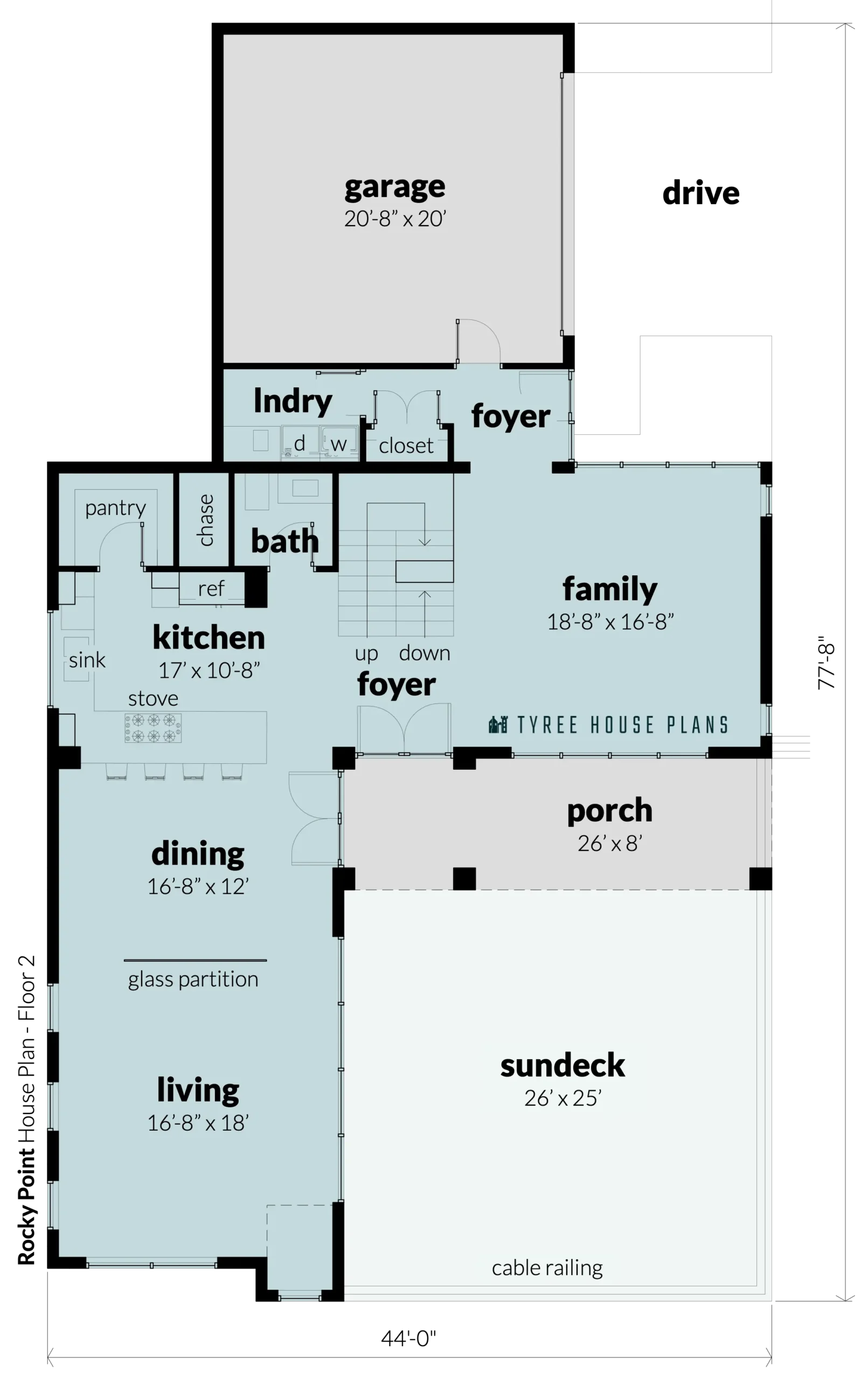 Floor 2 - Rocky Point by Tyree House Plans