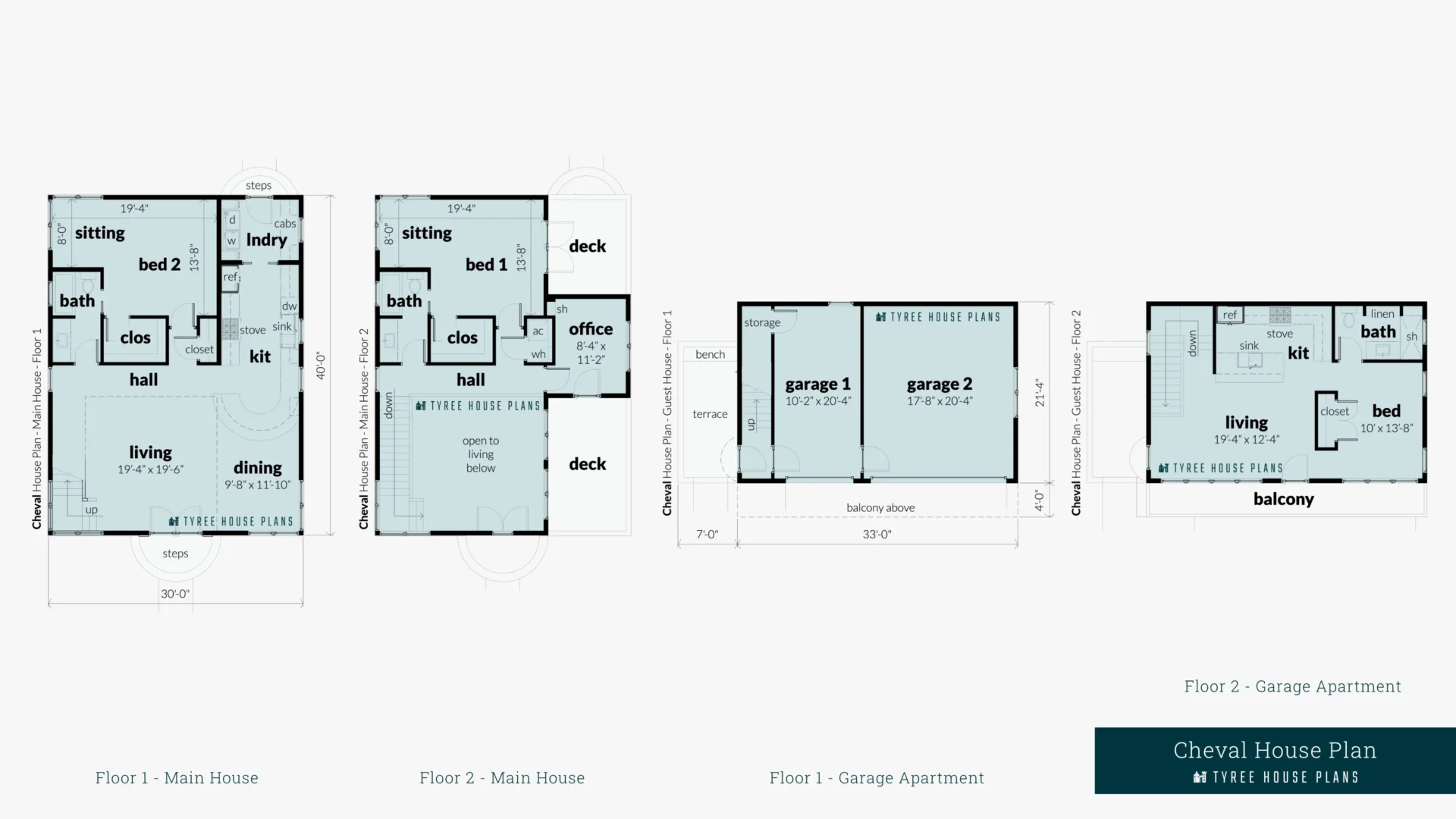 Cheval House Plan Floor Artwork by Tyree House Plans