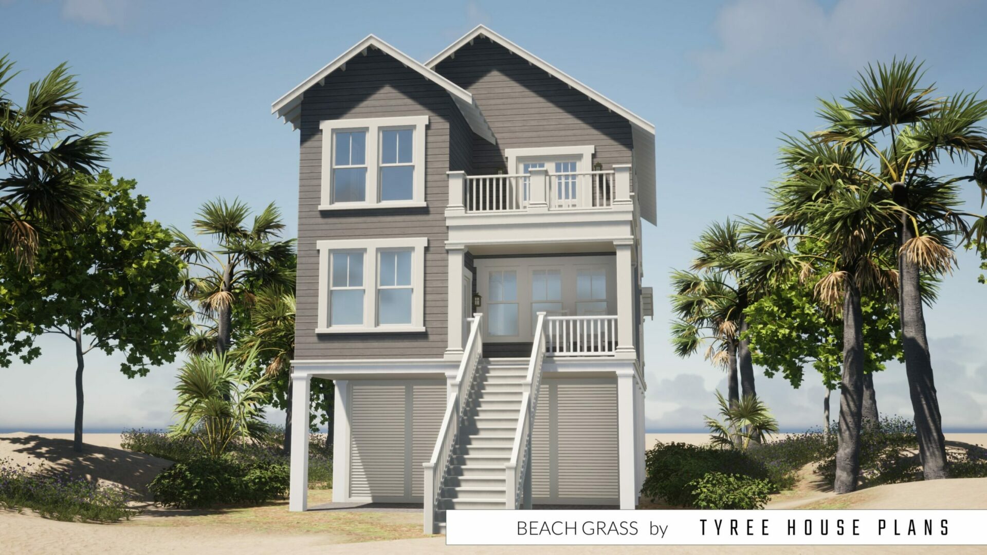 Beach Grass House Plan by Tyree House Plans