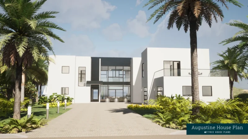 Front 1 - Augustine by Tyree House Plans