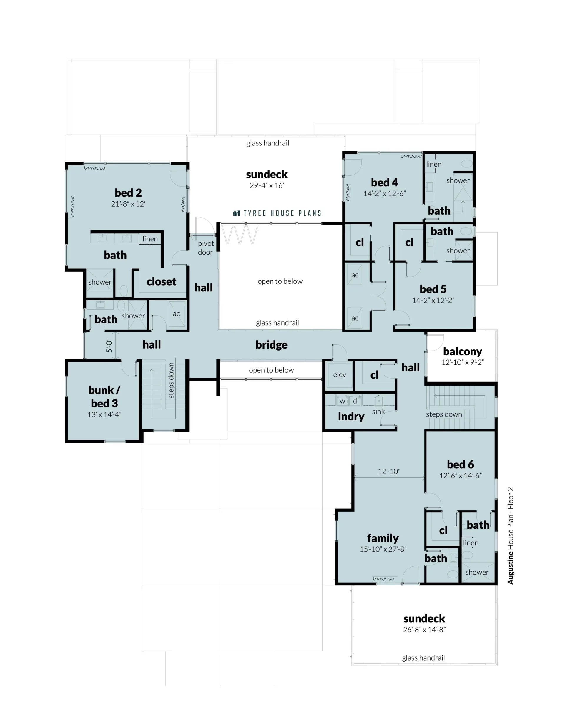 Floor2 - Augustine by Tyree House Plans