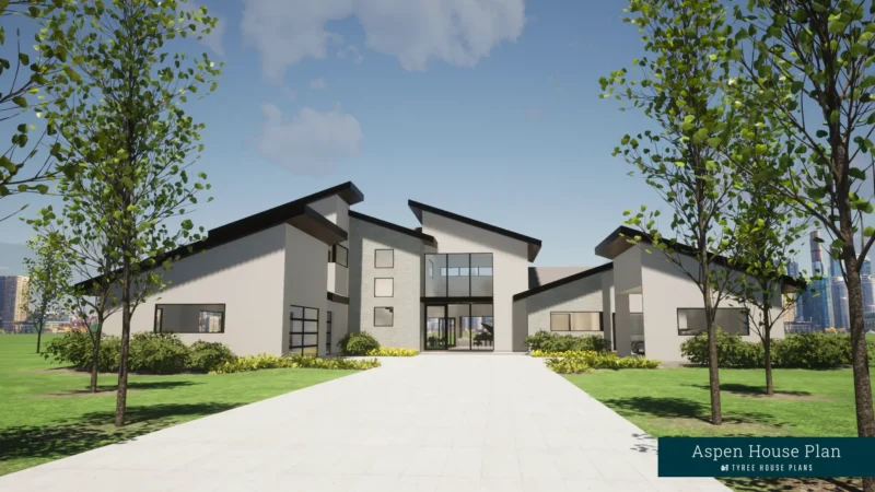 Front view - Aspen by Tyree House Plans