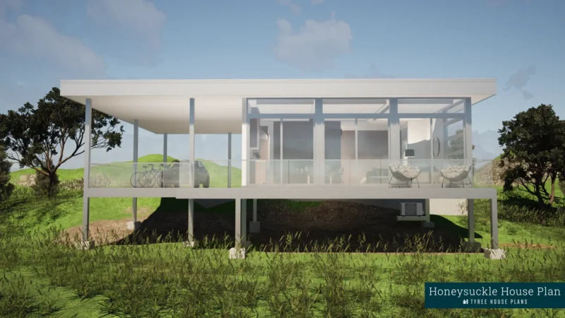 Rear View - Honeysuckle by Tyree House Plans_2