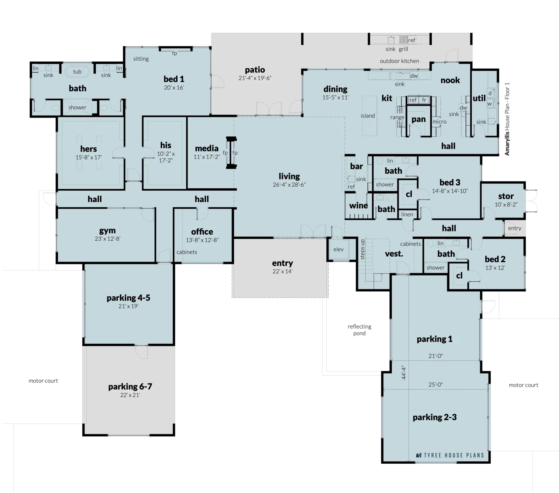 Amaryllis House Plan by Tyree House Plans