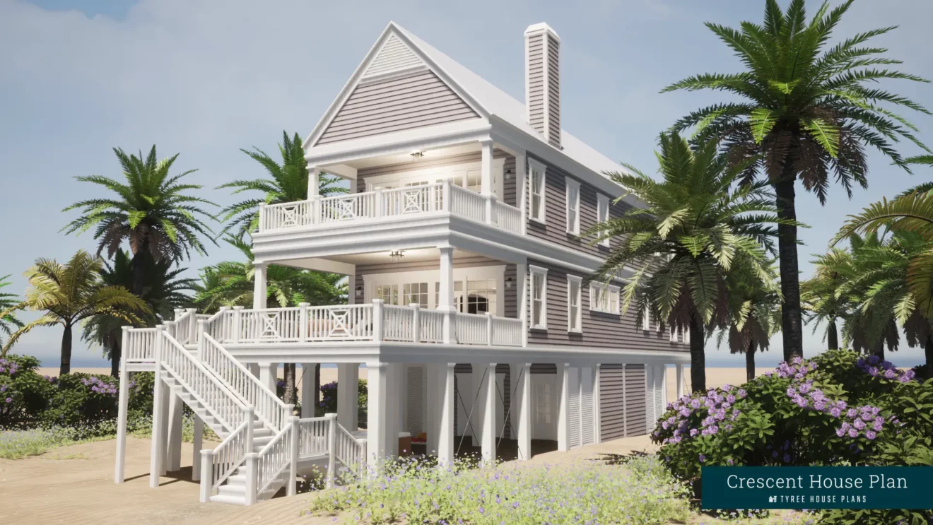 Crescent House Plan