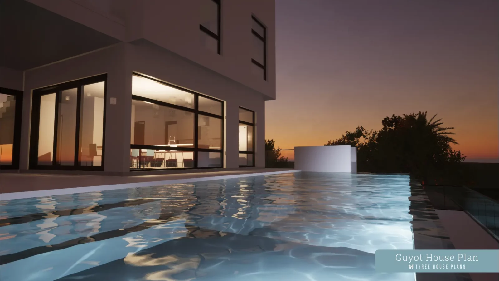 Pool - Guyot House Plan by Tyree House Plans