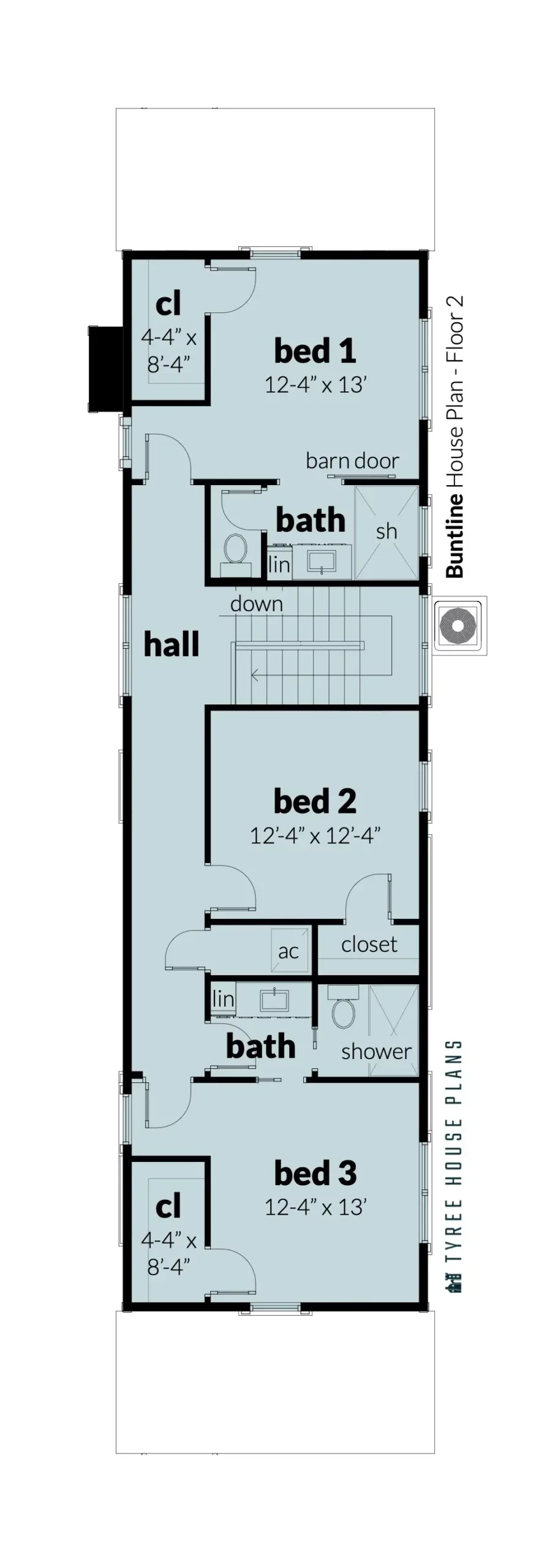 Floor 2 - Buntline by Tyree House Plans