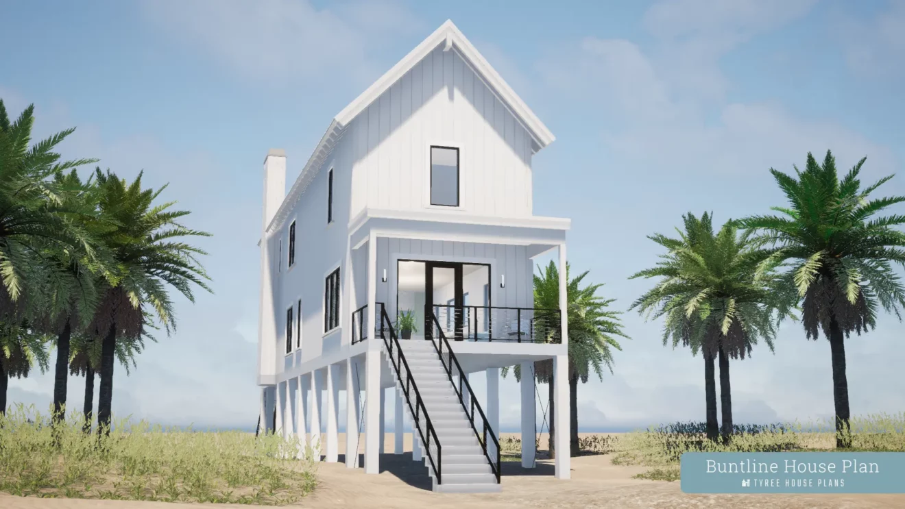 Front Left - Buntline by Tyree House Plans