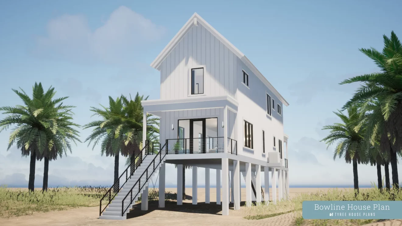 Front Right - Bowline by Tyree House Plans