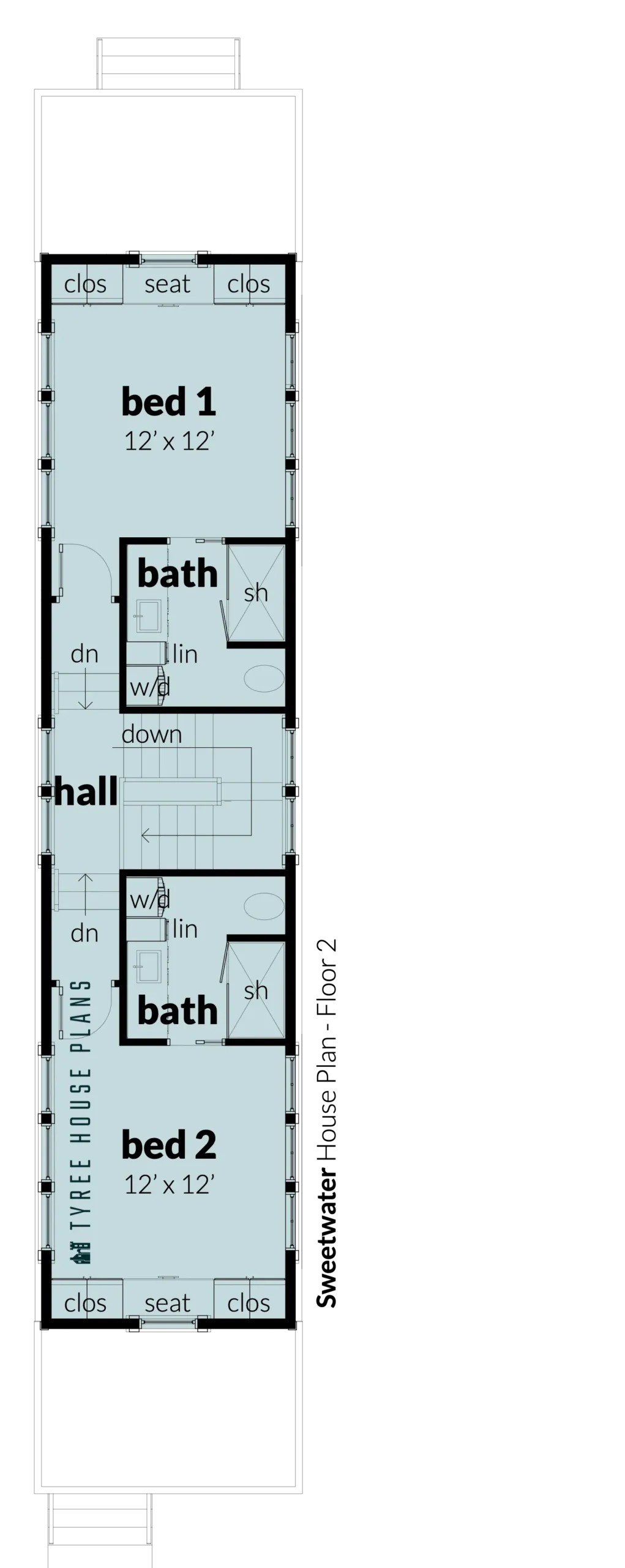 Floor 2 - Sweetwater by Tyree House Plans