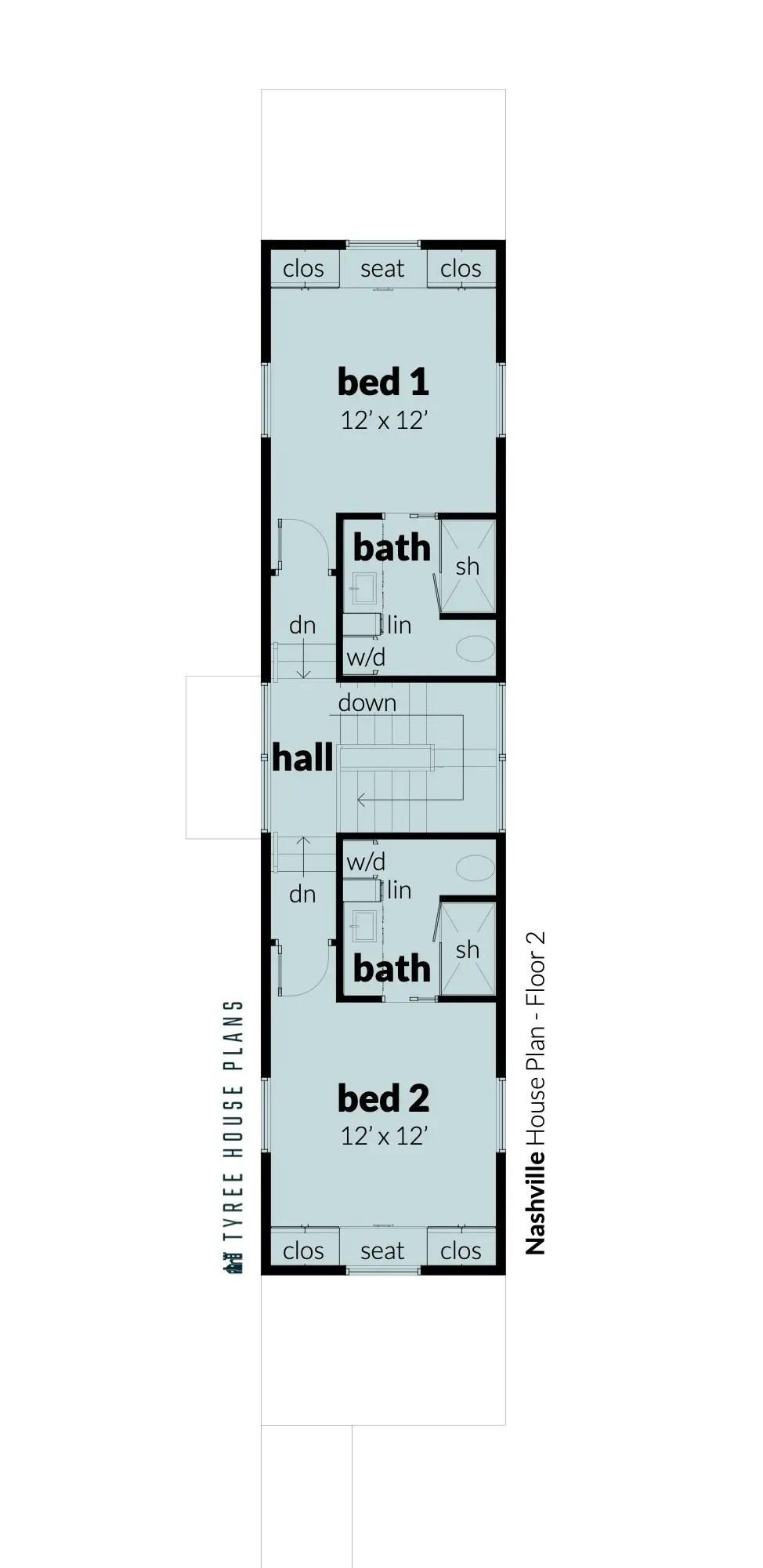 Floor 2 - Nashville by Tyree House Plans