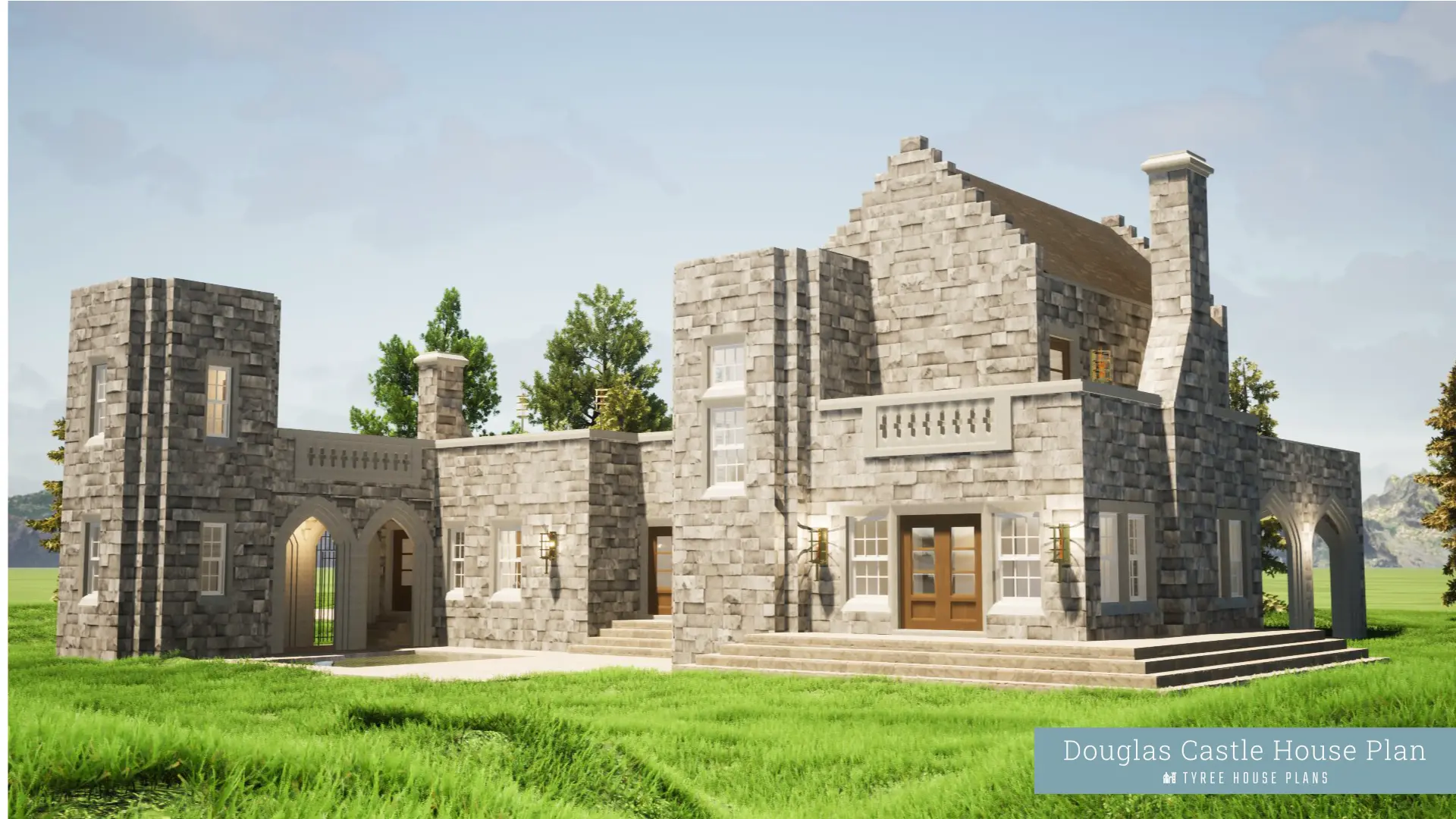 Right - Douglas Castle by Tyree House Plans