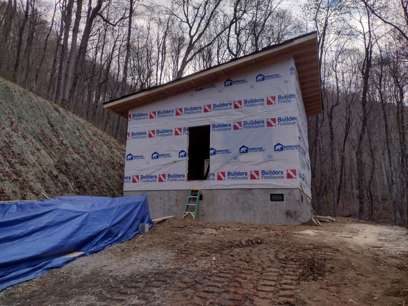 Front - Tallulah in Waynesville, North Carolina. Tyree House Plans.