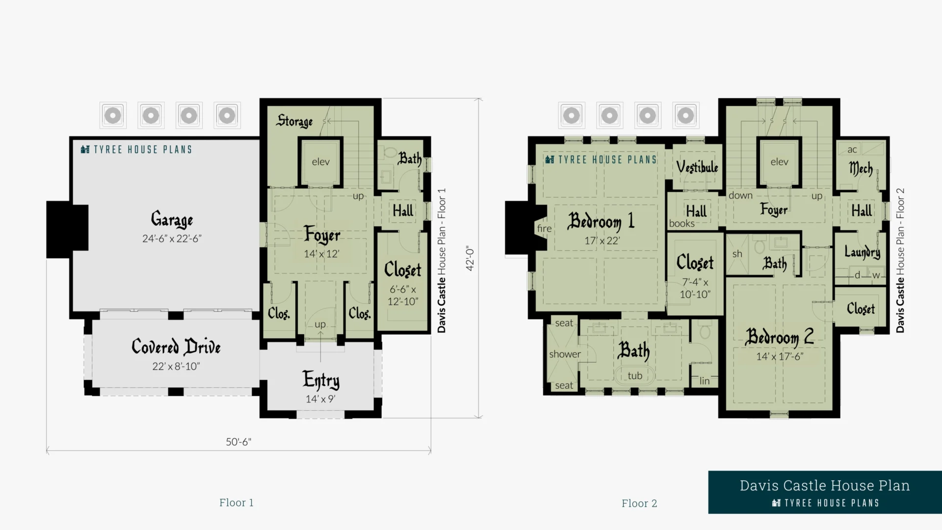 Davis Castle. Tower Castle Plan with Three Suites. - Image 4