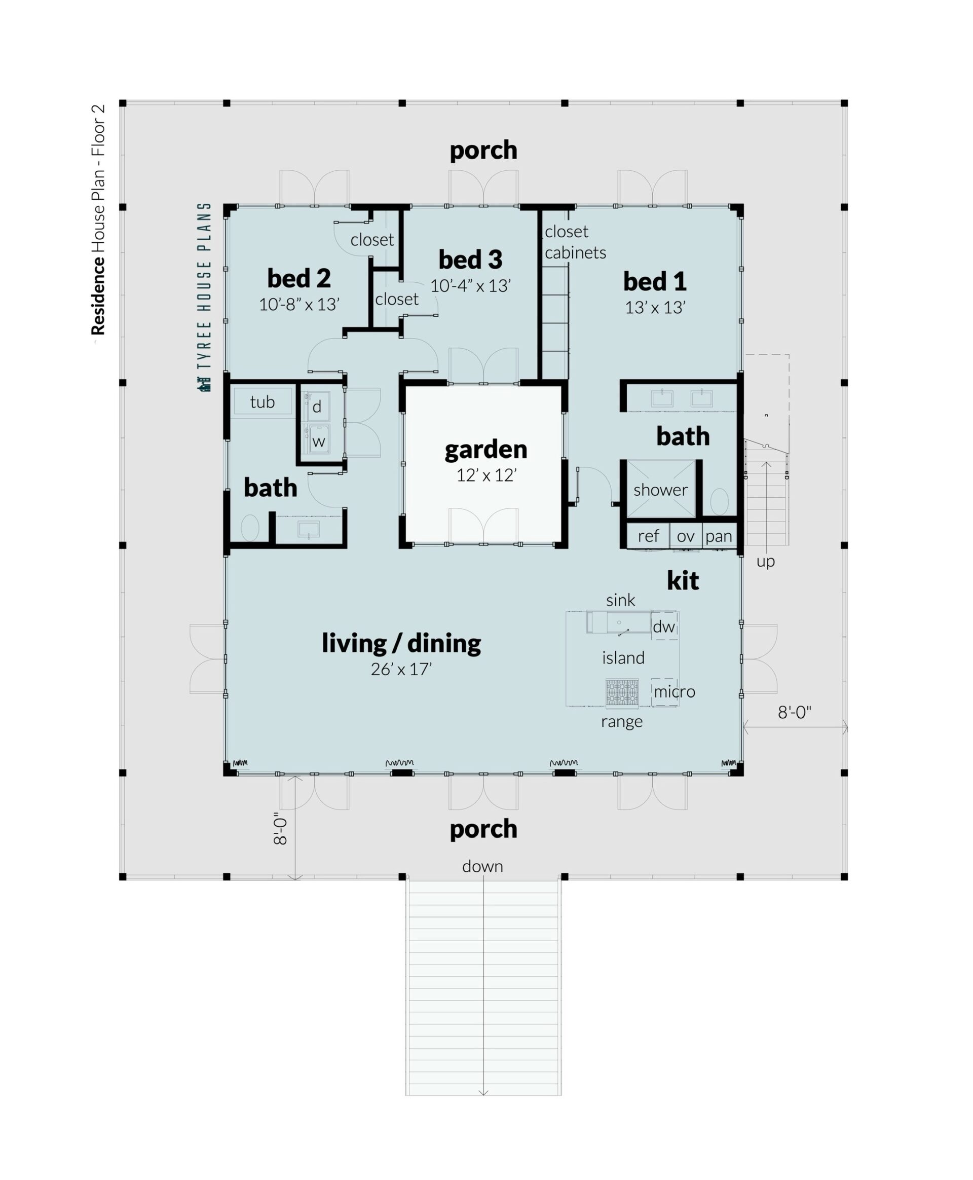 Floor2 - Customized Sahara House Plan in Arizona, US