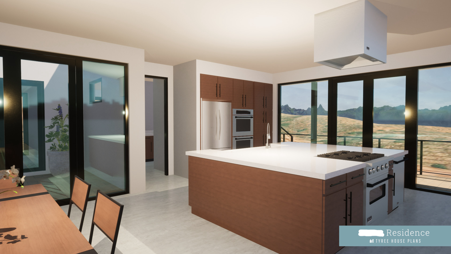 Kitchen 1 - Customized Sahara House Plan in Arizona, US