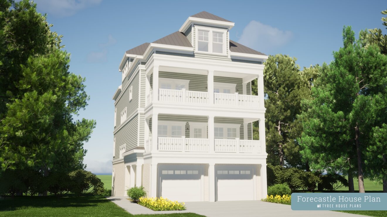 Customized Forecastle House Plan in North Carolina, US