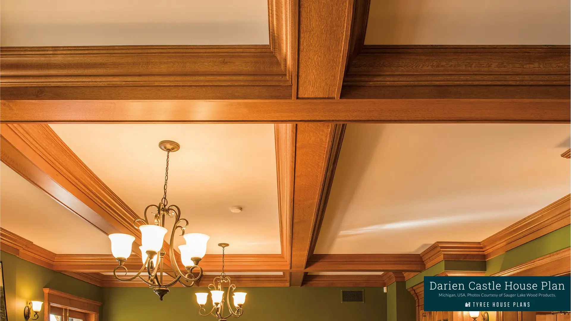 Dining Room Ceiling - Darien Castle in Michigan